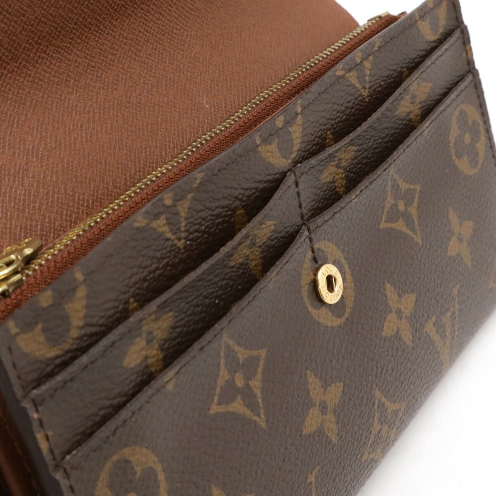 LOUIS VUITTON Monogram Portefeuille Sarah Bi-fold Long Wallet M61734 - Picture 7 of 7